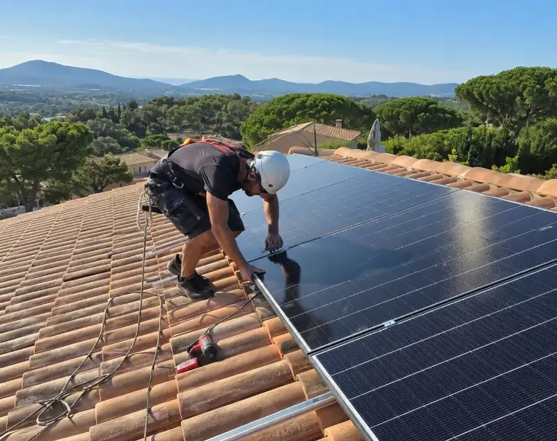 Installateur panneaux solaires Feigères — pose photovoltaïque sur toiture