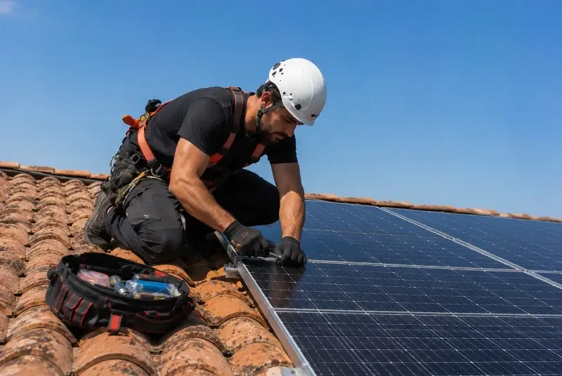 Maintenance et monitoring de panneaux solaires à Feigères