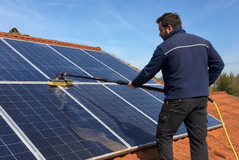 Nettoyage et entretien de panneaux solaires à Feigères
