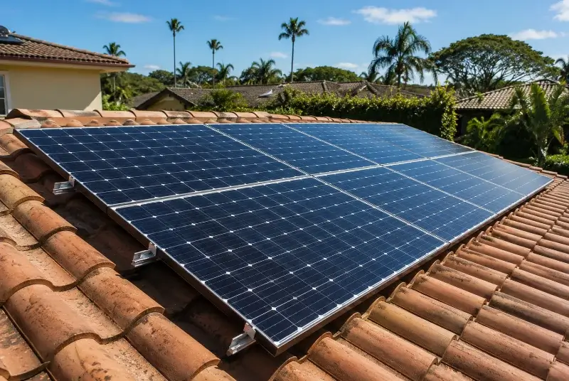Installation de panneaux solaires à Feigères